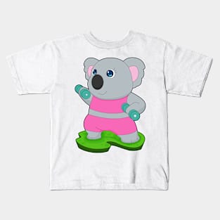 Koala Fitness Dumbbell Kids T-Shirt